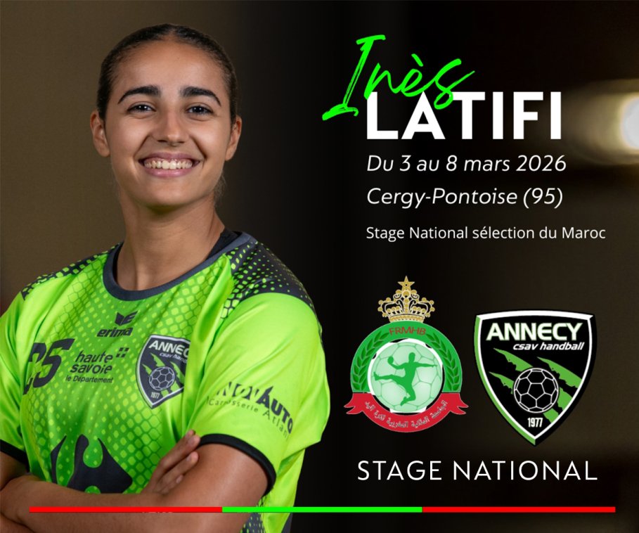 Inès Latifi - Stage national MAROC