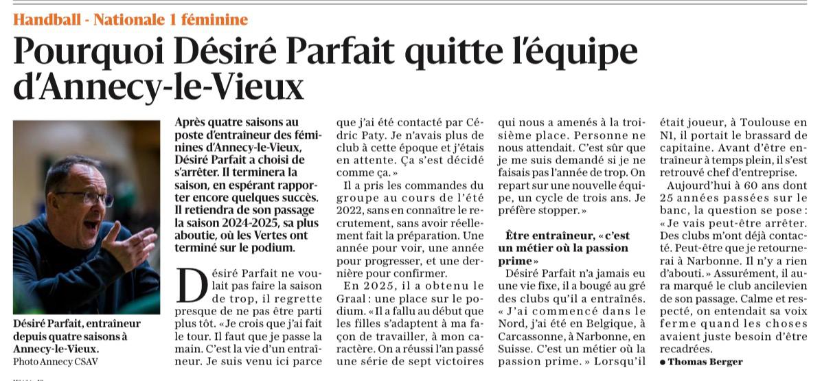 Art. DL 18-03-25 - Départ Désiré