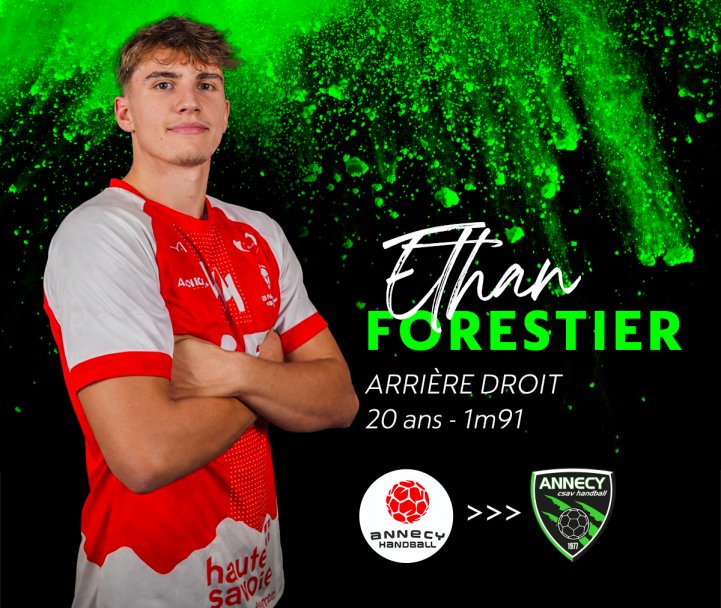 Saison 26-27 - Recrue SM1 #1 - Ethan Forestier