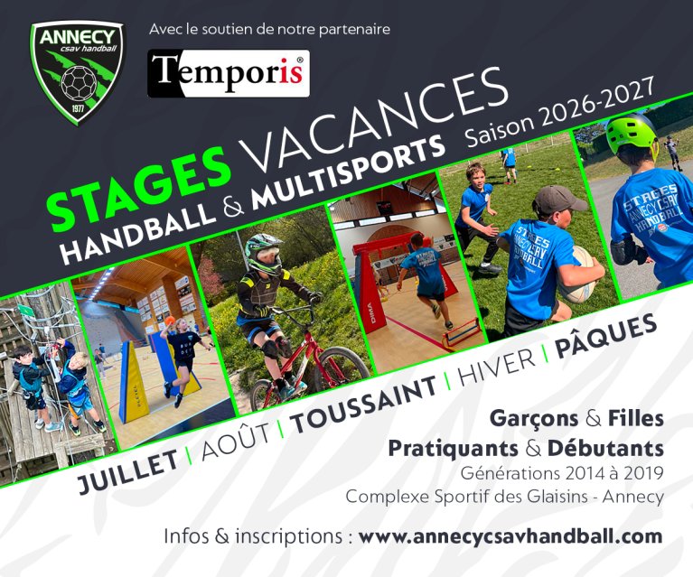 Stage vacances - Toussaint 2026