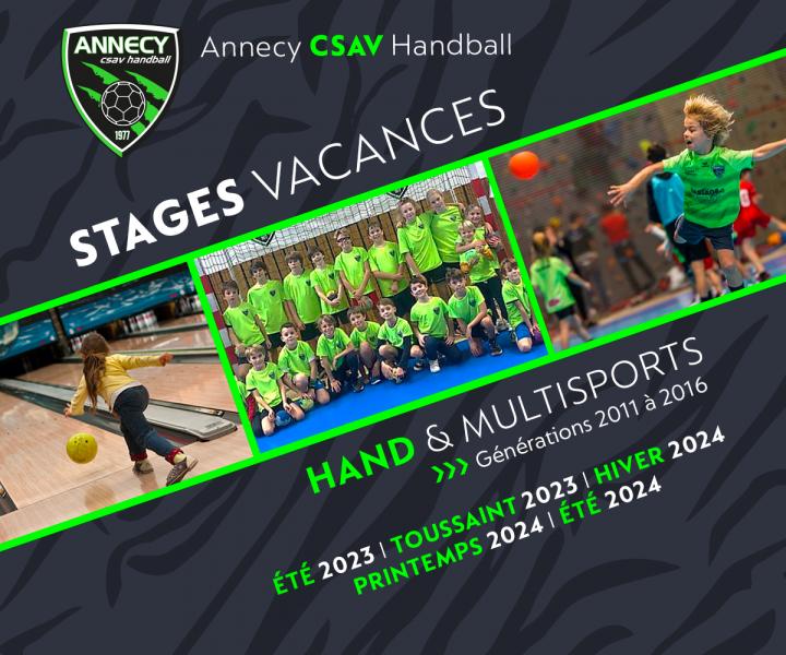 Stage vacances - 28 août au 1er sept