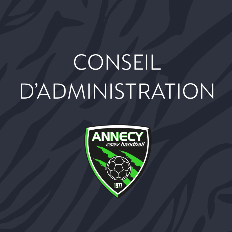 Le Conseil d'Administration