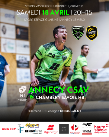 N1M I Annecy CSAV Handball - Chambéry Savoie HB